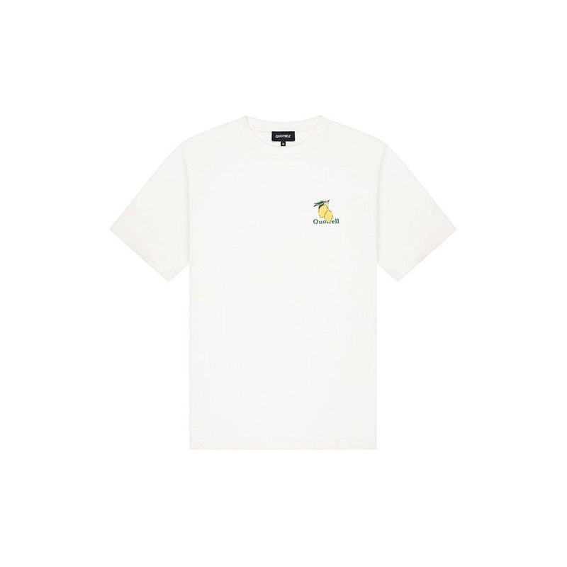 Limone T-shirt Off White/Green-Quotrell-Mansion Clothing