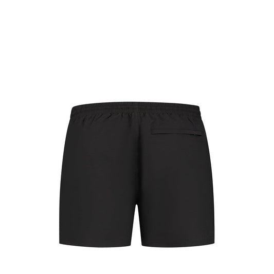 Logo Swim Shorts - Black-Pure Path-Mansion Clothing
