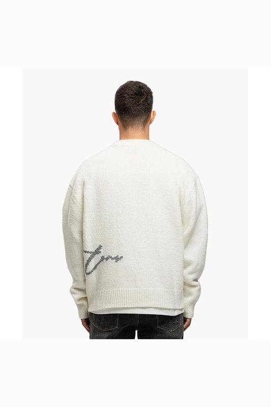 M-FW25-KNITSWEAT-PENNED Off-White