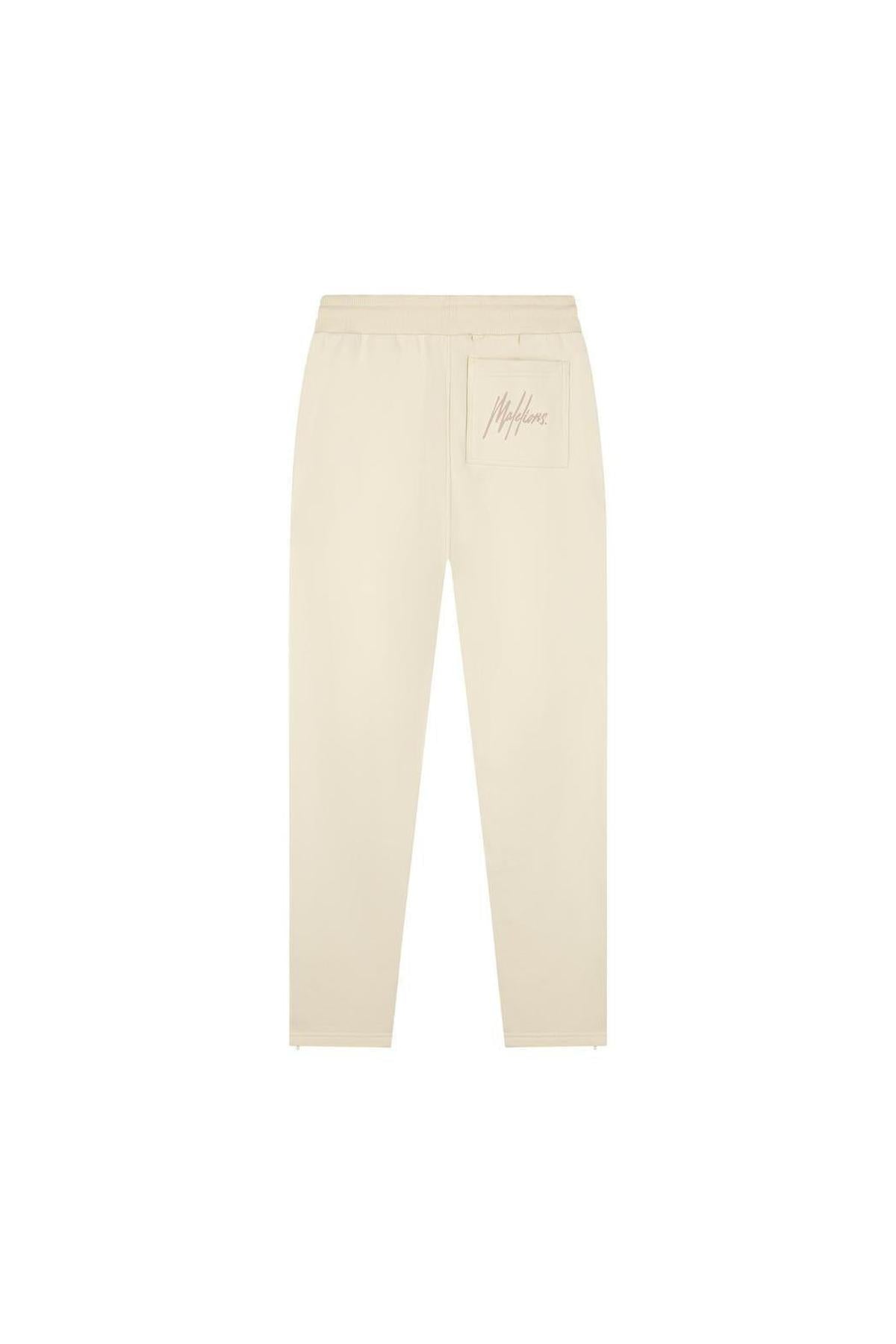 Malelions Men Straight Leg Joggers Beige