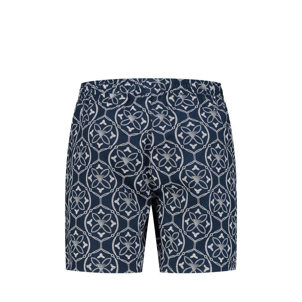 Monogram Shorts - Navy