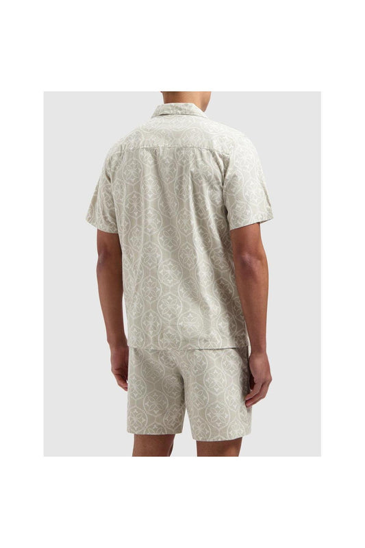 Monogram Shortsleeve Shirt - Sand