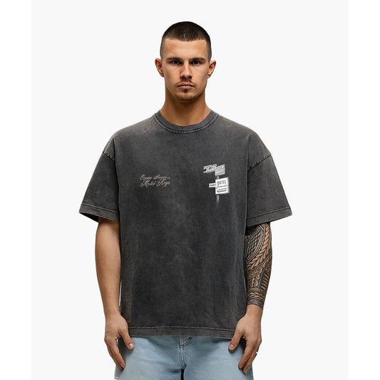 Motel loose fit t-shirt Acid Grey
