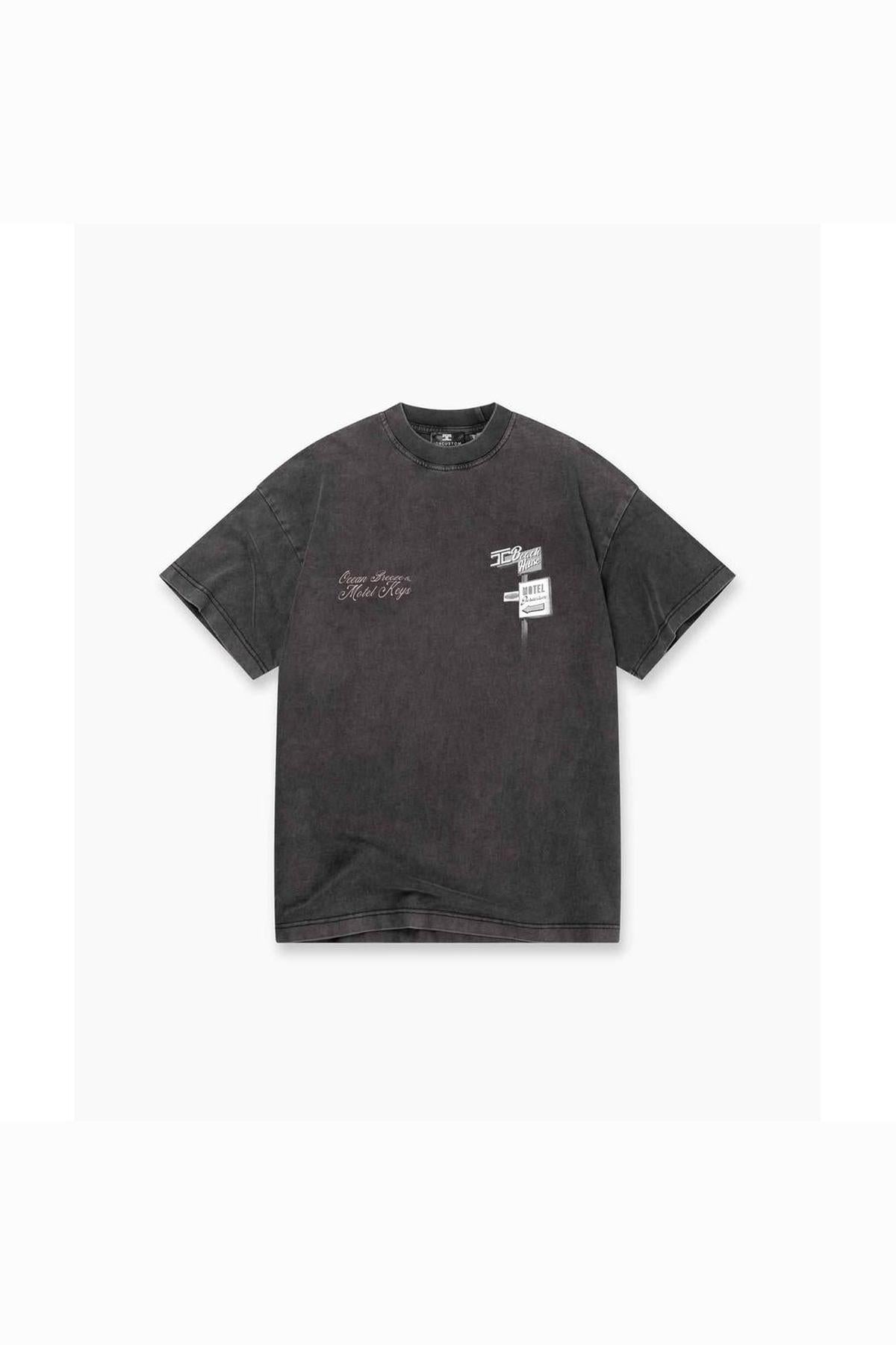 Motel loose fit t-shirt Acid Grey