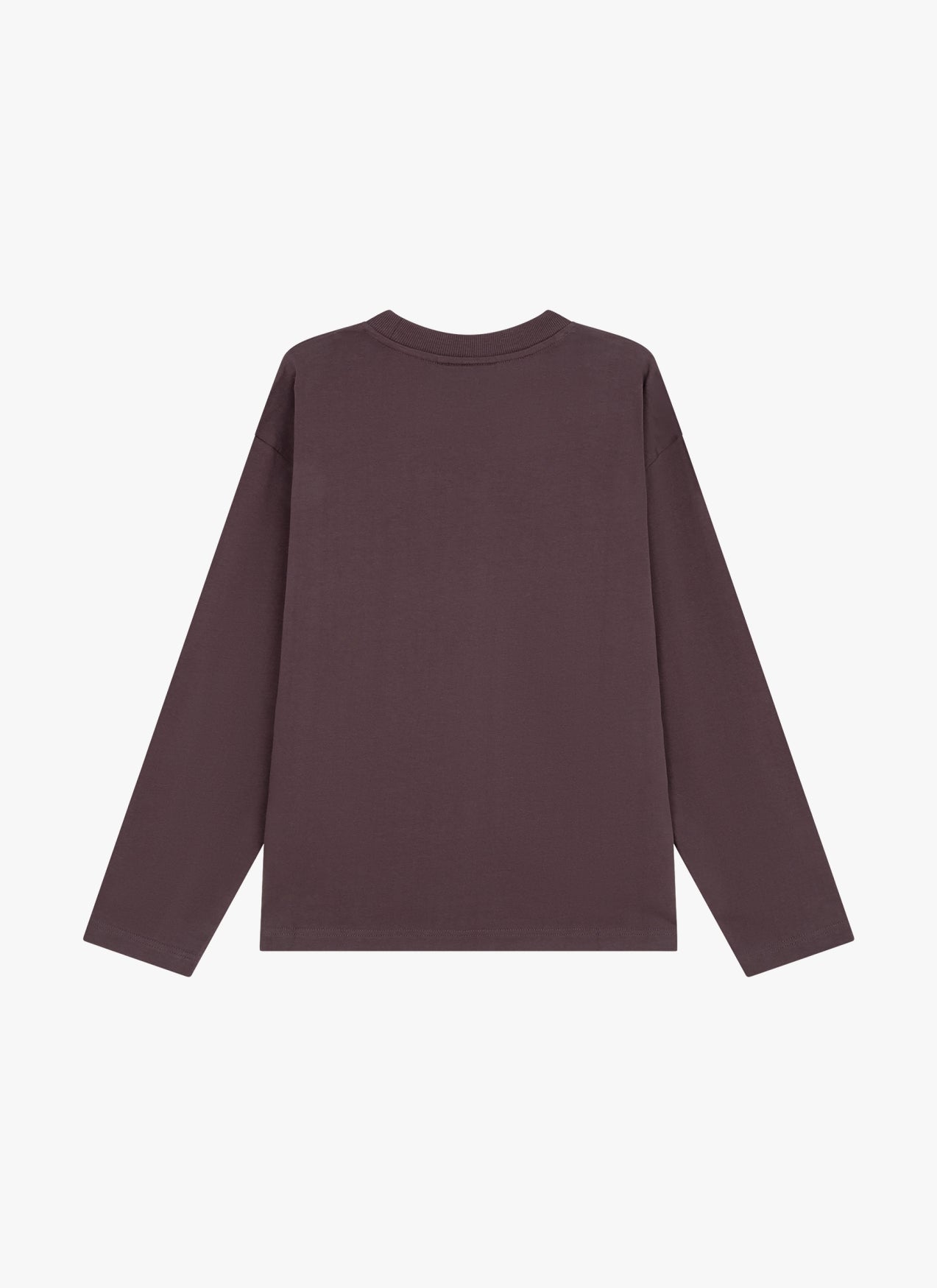 Vas Long Sleeved Tee Dark Eggplant
