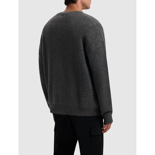 Oversized Crewneck Knitwear Antra-Pure Path-Mansion Clothing