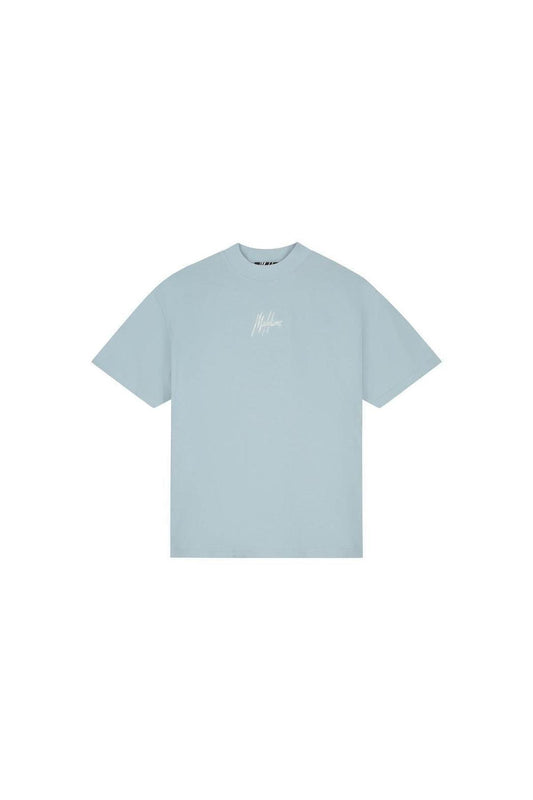 Oversized Striped Signature T-Shirt Ice Blue