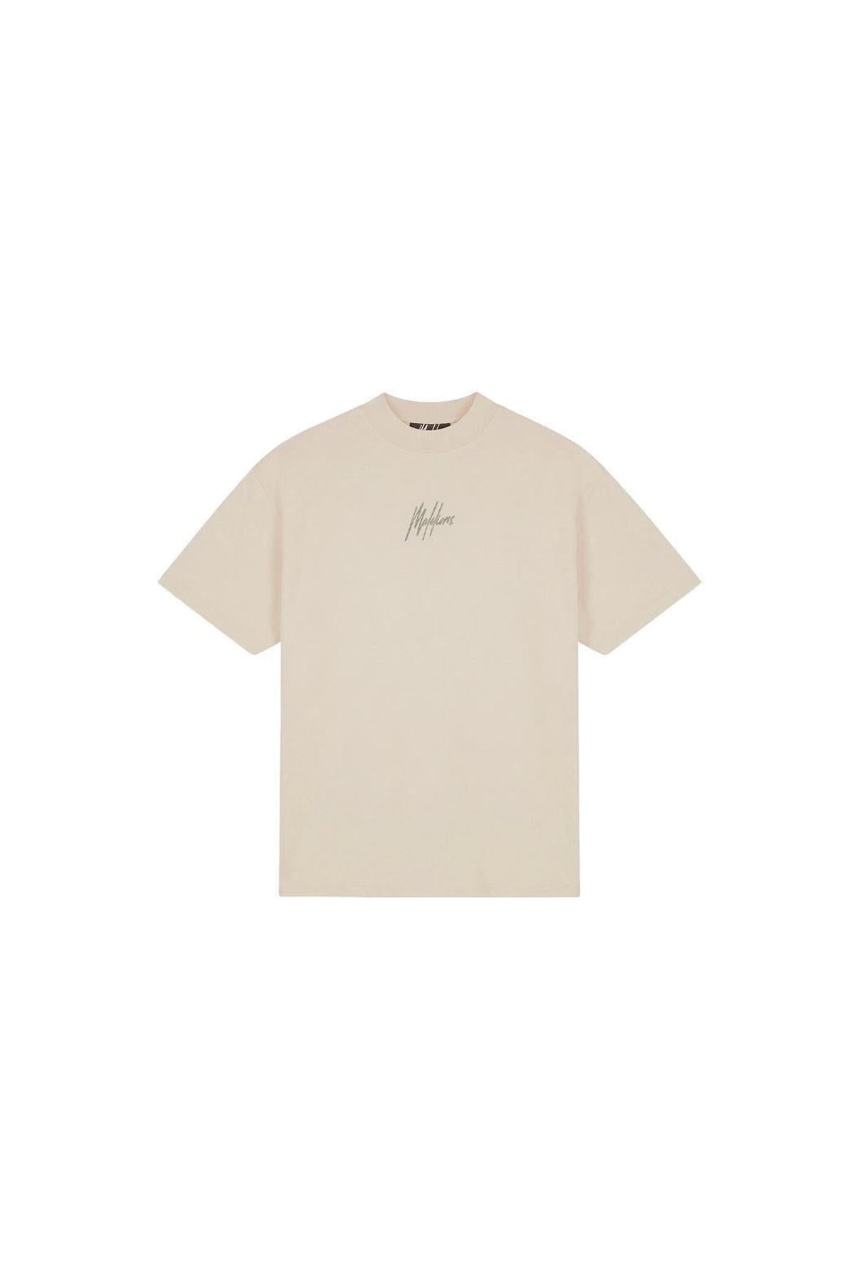 Oversized Striped Signature T-Shirt Light Taupe