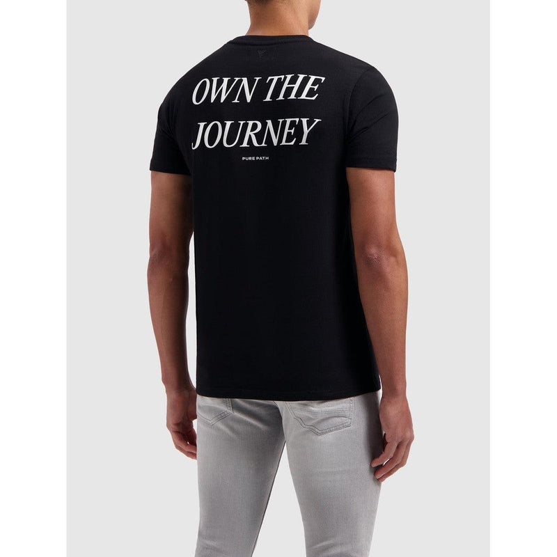 Own The Journey T-shirt - Black-Pure Path-Mansion Clothing