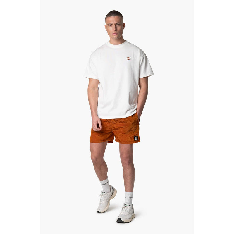 Padua T-shirt Off White/Burnt Orange-Quotrell-Mansion Clothing