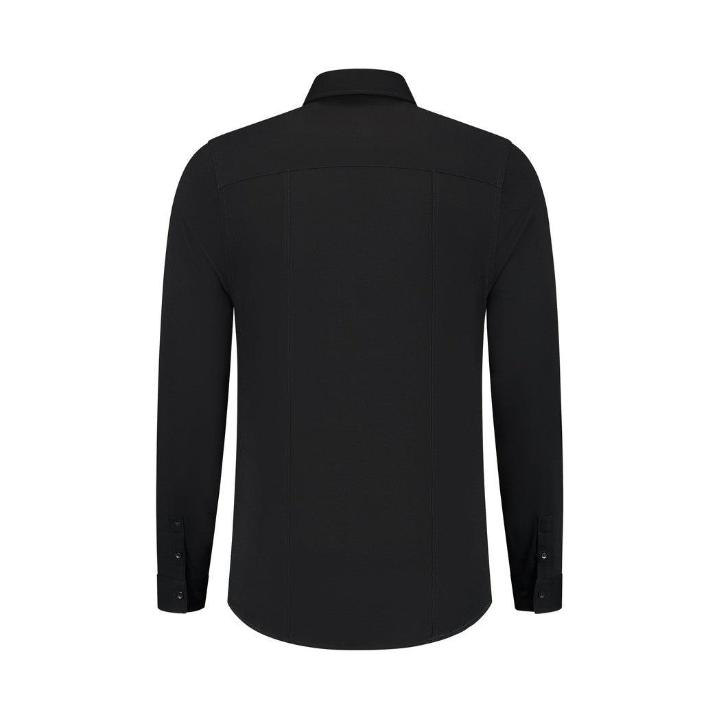 Piqué Shirt Black