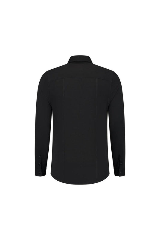 Piqué Shirt Black