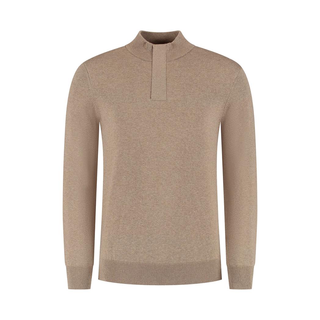 Pure Path 25030815 Taupe Melange-Pure Path-Mansion Clothing