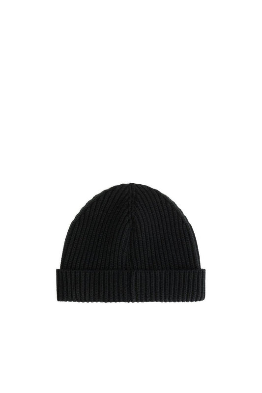 Ribbed Beanie Black