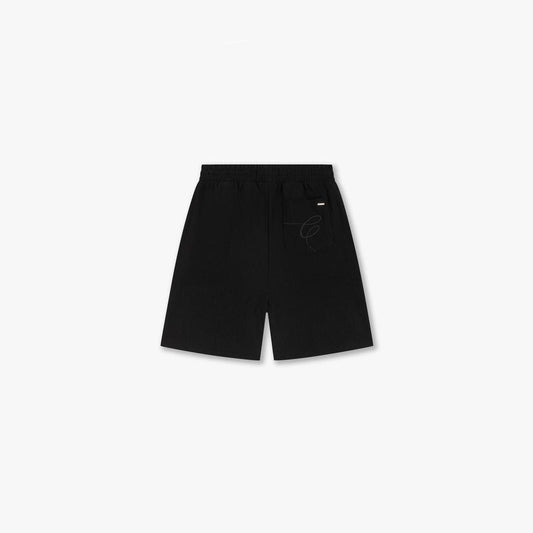 Ribbed Shorts Black-CROYEZ-Mansion Clothing