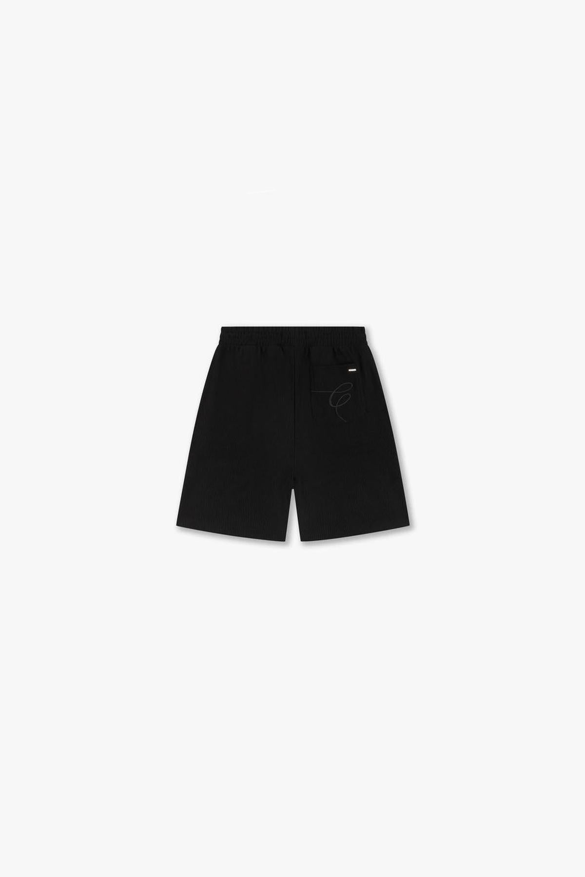 Ribbed Shorts Black