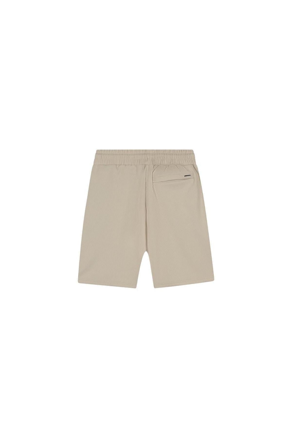 Ribbed Shorts Light Taupe