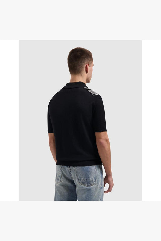 Ripley Knitted Shirt Black