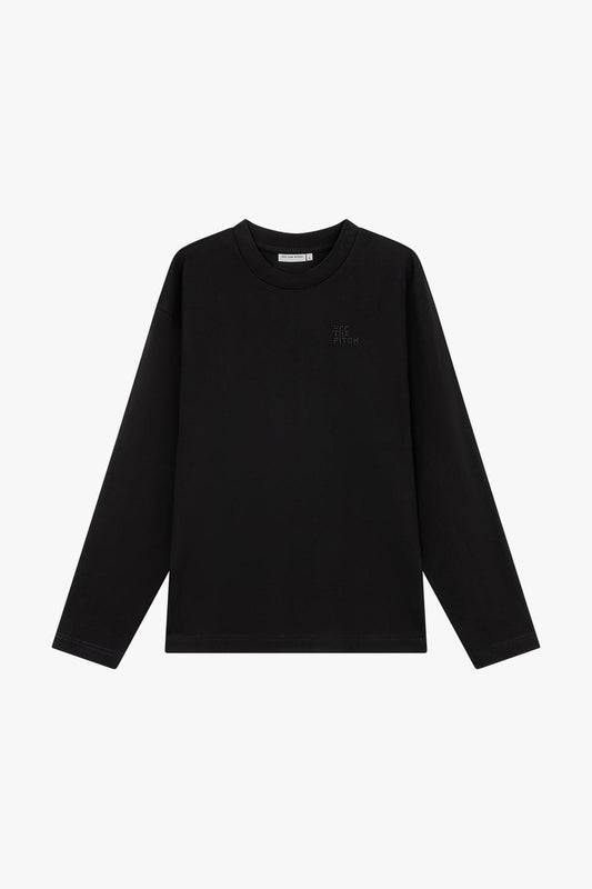 Rope Flow Long Sleeved Tee Black