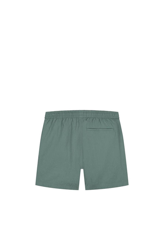 Seersucker Shorts Faded Green