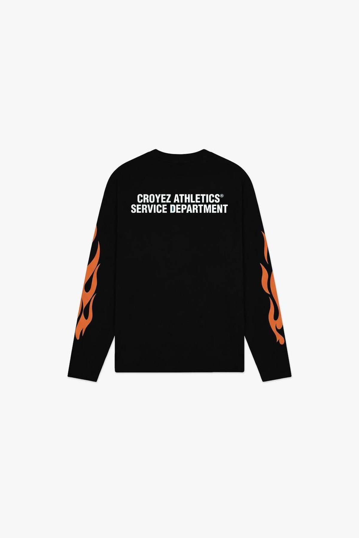 Service Dept Longsleeve Black/Orange