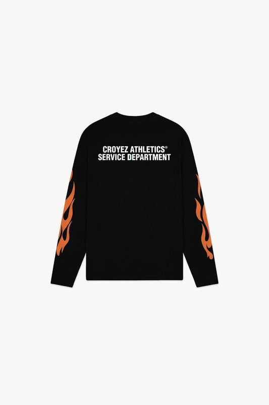 Service Dept Longsleeve Black/Orange