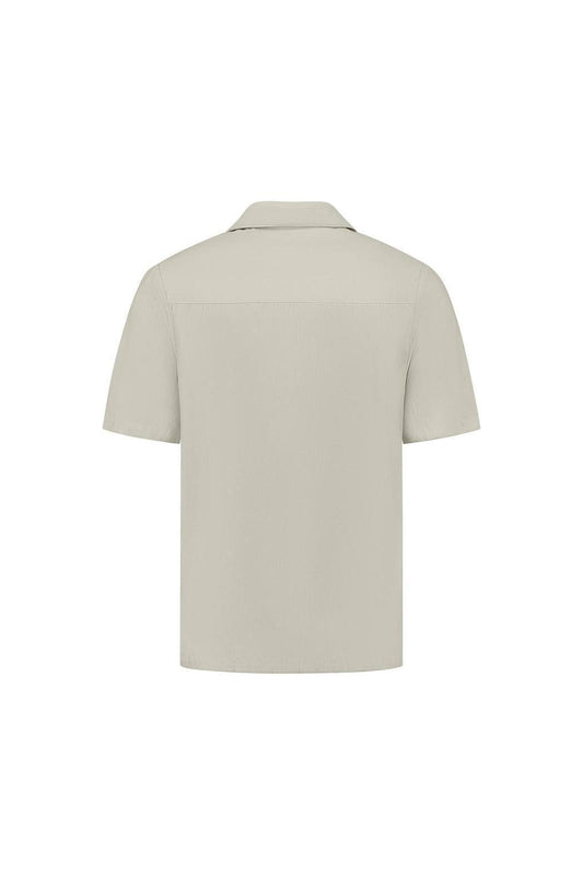 Short Sleeve Twill Shirt Sand