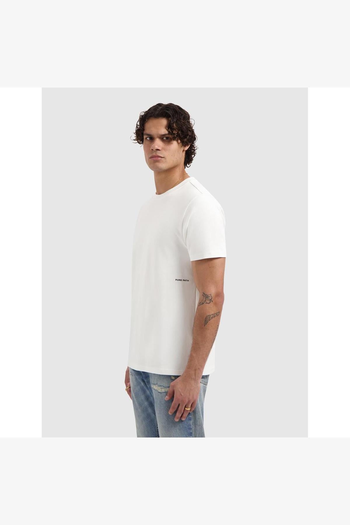 Sideline Wordmark T-shirt Off White