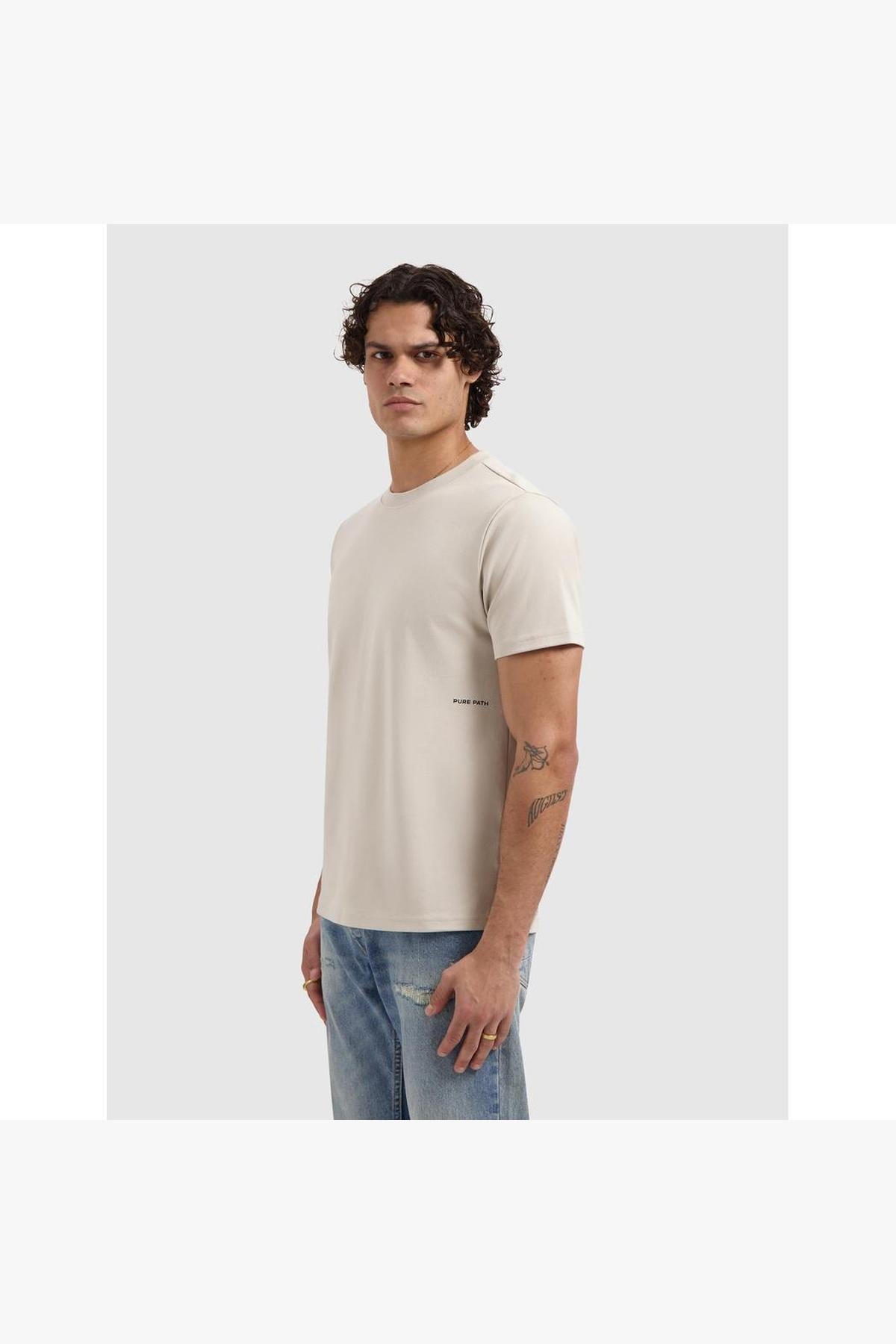 Sideline Wordmark T-shirt Sand