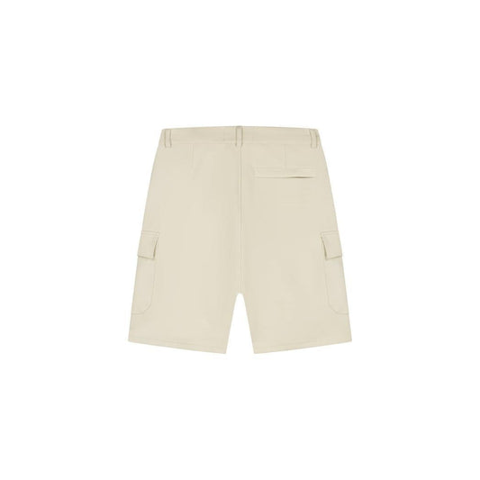 Signature Patch Cargo Shorts Beige-Malelions-Mansion Clothing