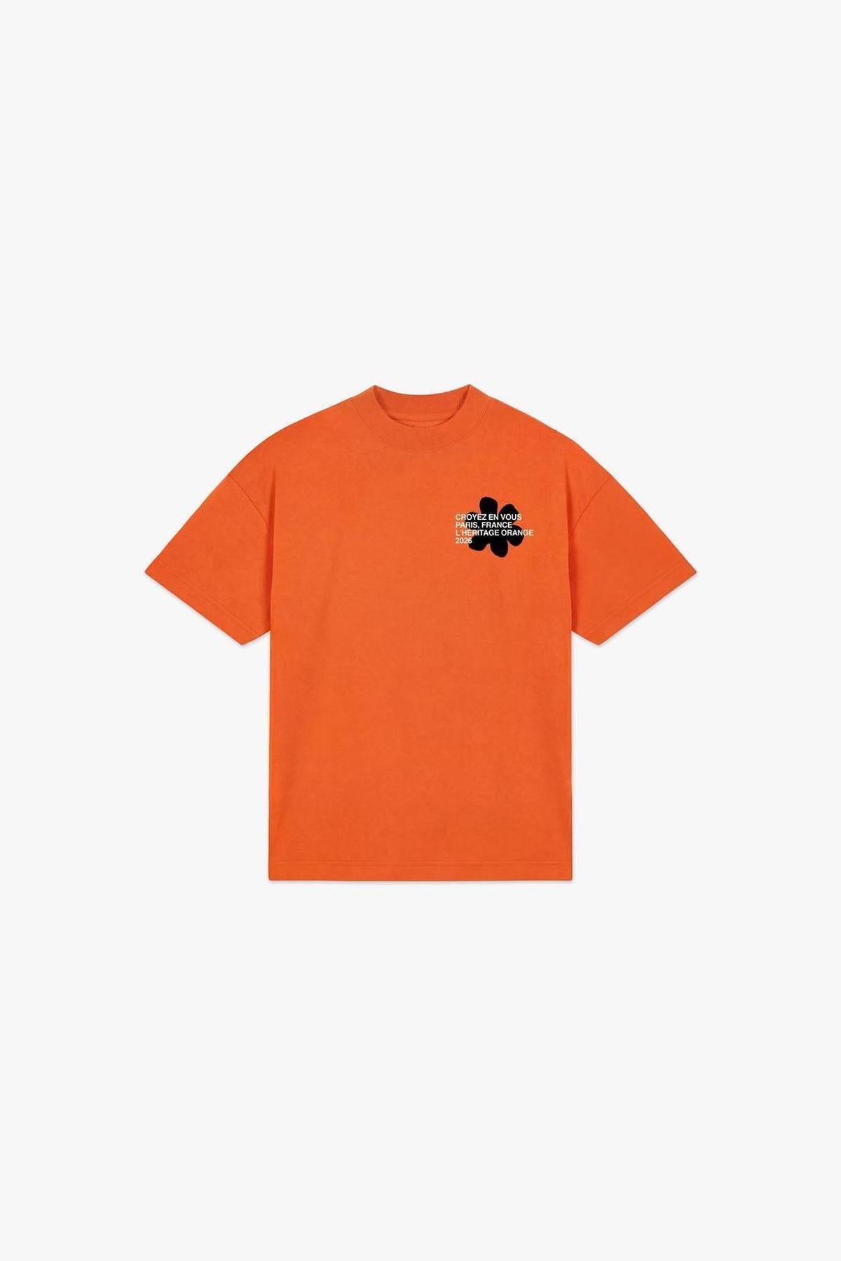 Silhouette T-shirt Orange
