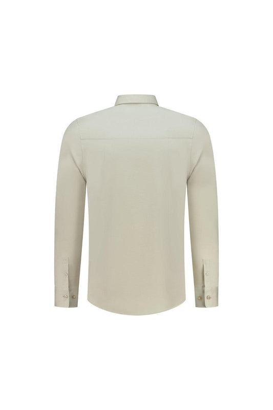 Slim Fit Smart Shirt - Sand