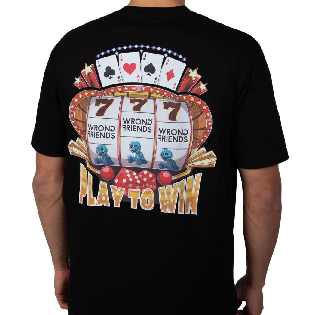 Sloan T-shirt Black-wrong friends-Mansion Clothing
