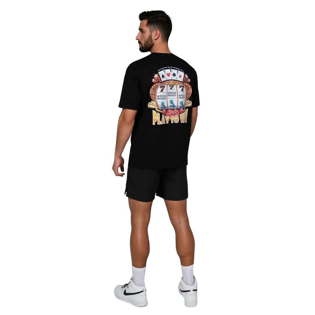 Sloan T-shirt Black-wrong friends-Mansion Clothing