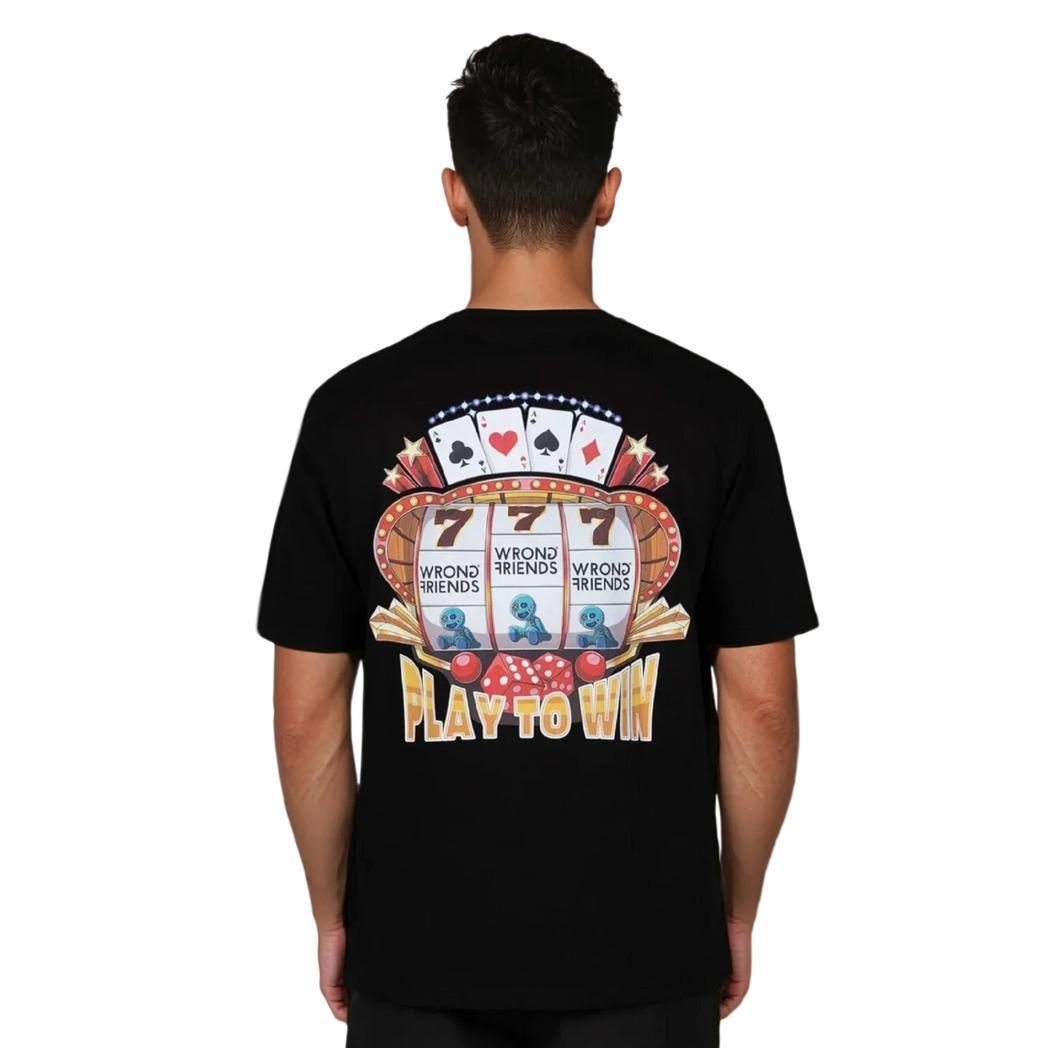 Sloan T-shirt Black-wrong friends-Mansion Clothing