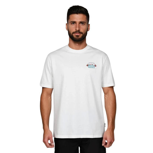 Sloan T-shirt Coconut White-wrong friends-Mansion Clothing