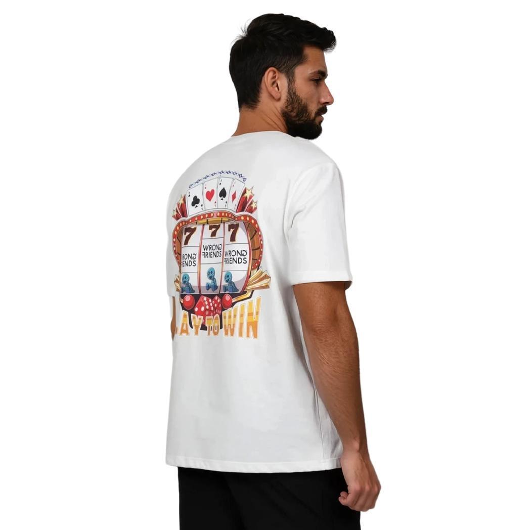 Sloan T-shirt Coconut White-wrong friends-Mansion Clothing