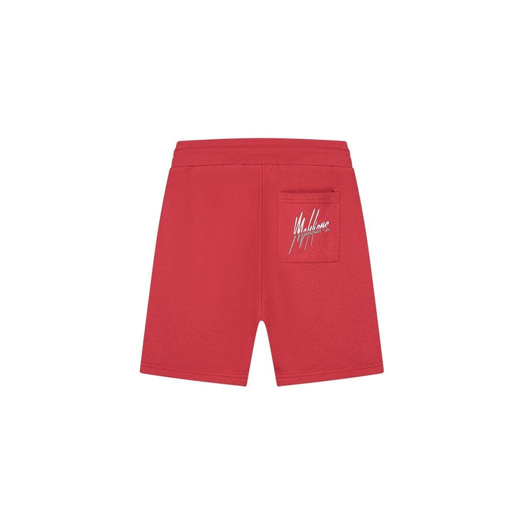 Split Shorts Red/Grey-Malelions-Mansion Clothing