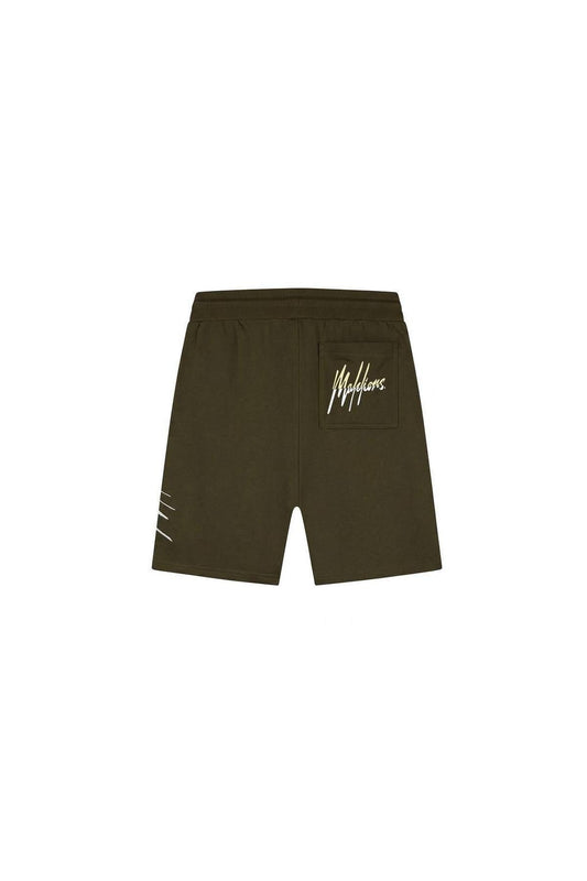 Split Shorts Vintage Green