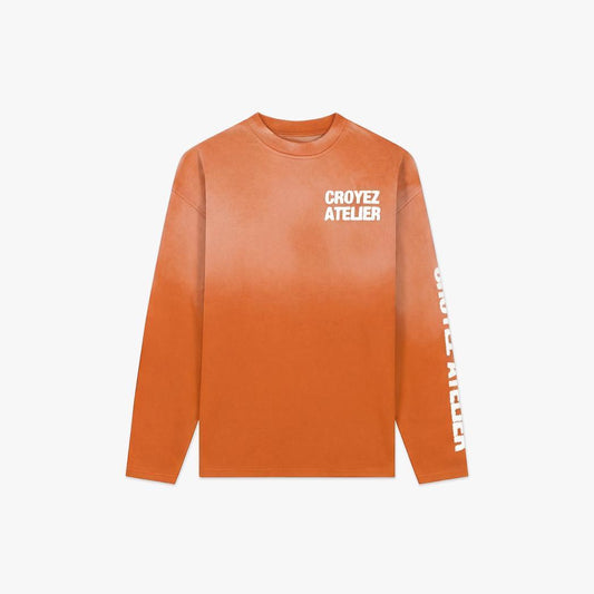 Sprayed Atelier Longsleeve Orange