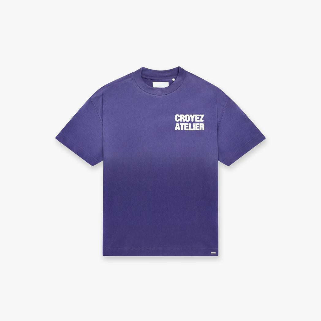 Sprayed Atelier T-Shirt Dark Purple