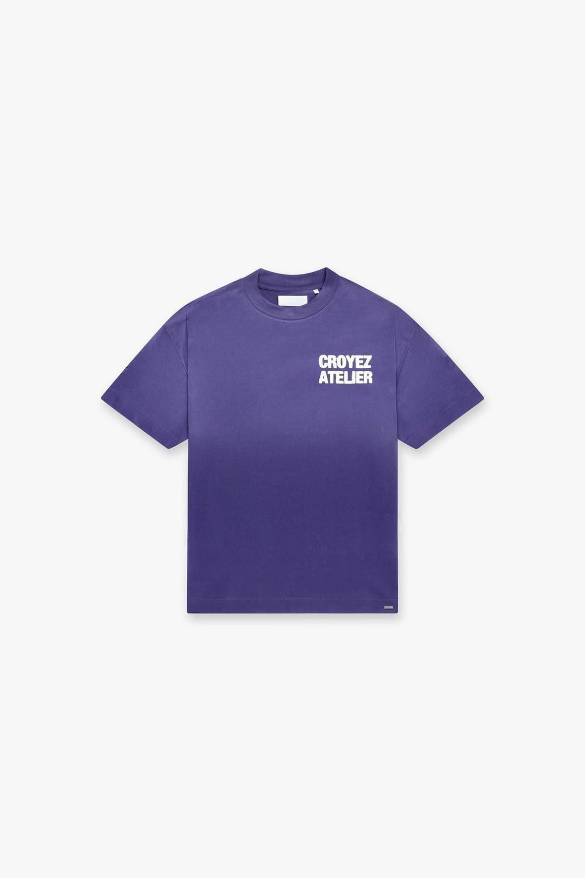 Sprayed Atelier T-Shirt Dark Purple