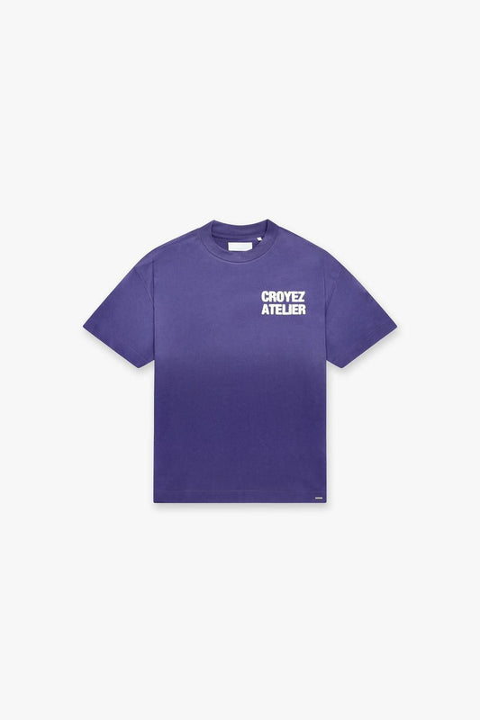 Sprayed Atelier T-Shirt Dark Purple