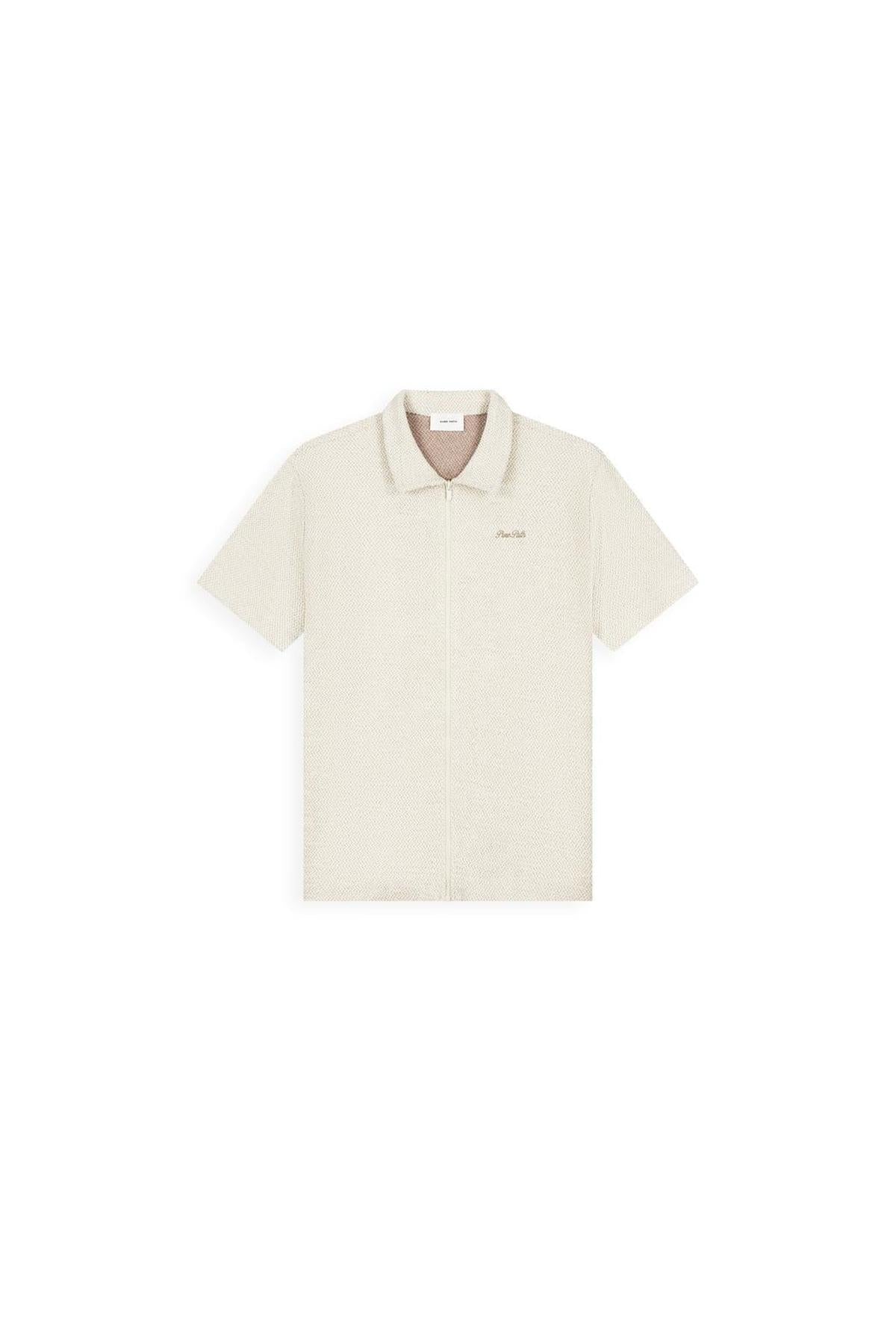 Structured Shortsleeved Shirt Ecru