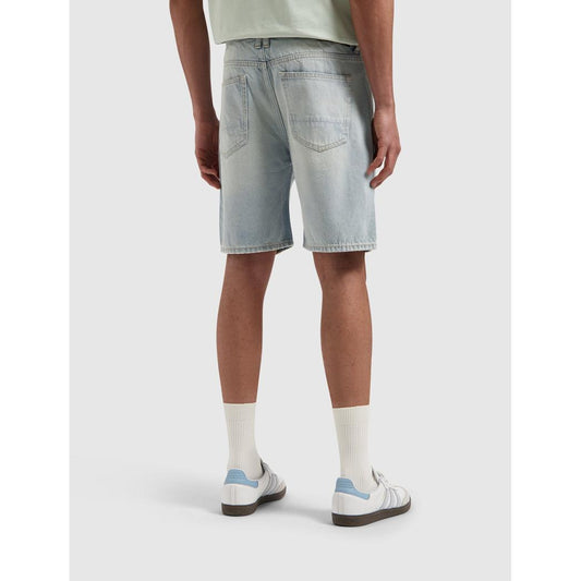 The Owen Regular Fit Shorts Denim Light Blue-Pure Path-Mansion Clothing
