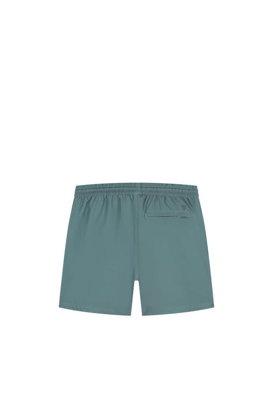 Tonal Logo Swim Shorts Faded Green