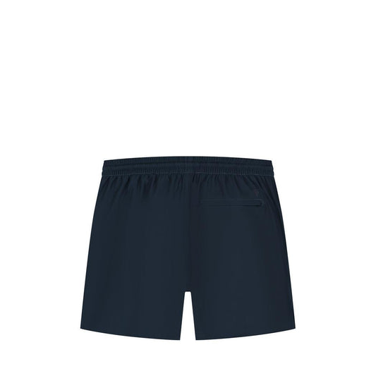 Tonal Logo Swim Shorts Navy-Pure Path-Mansion Clothing