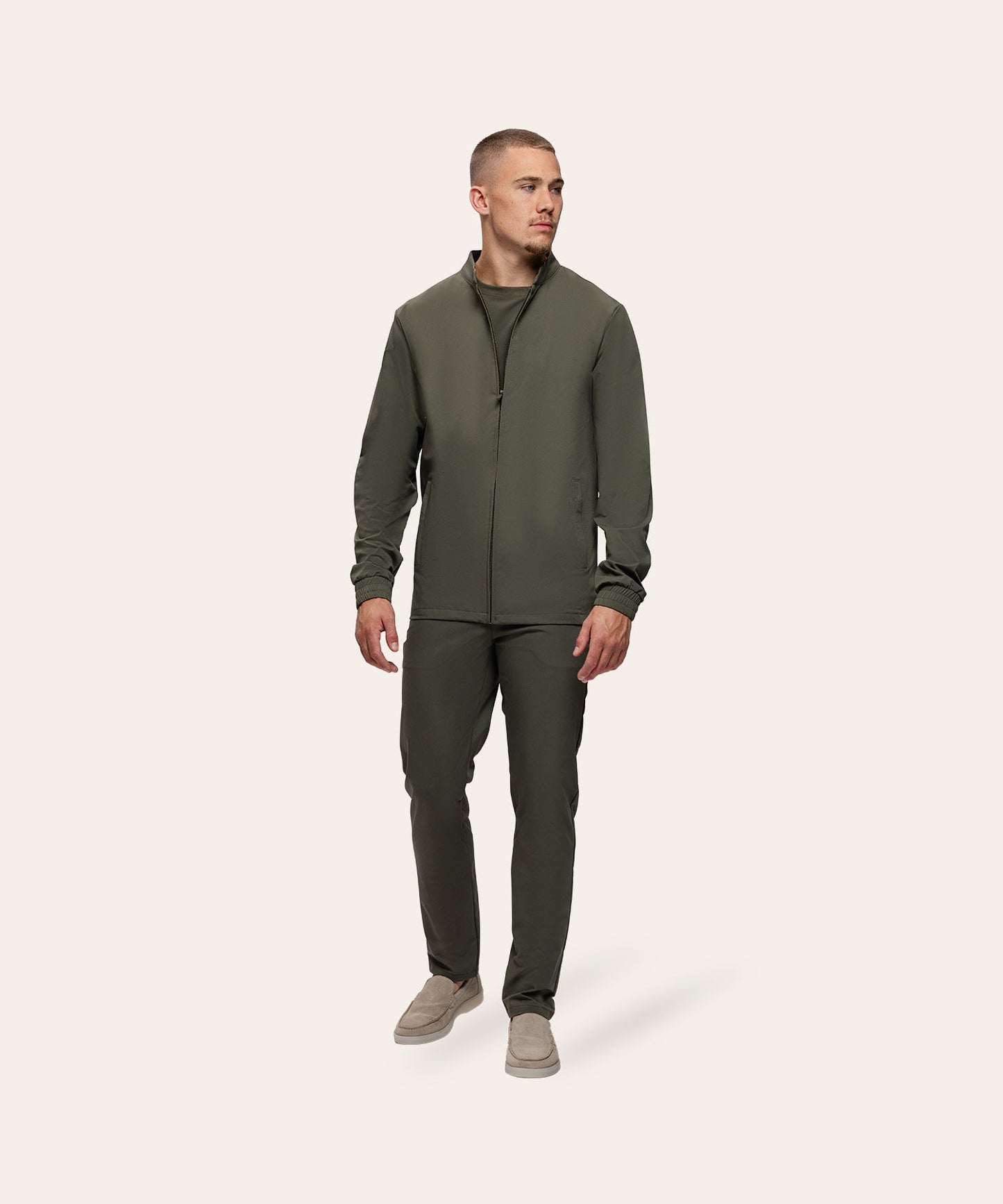 Tracksuit Jacket Olive