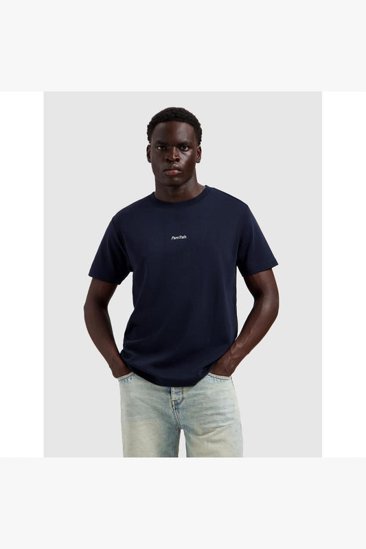 Trio of Flowers T-shirt Dark Navy