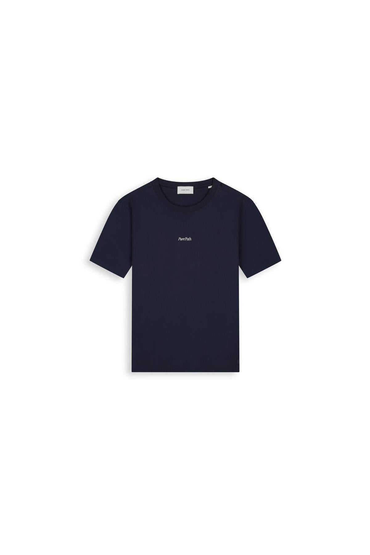 Trio of Flowers T-shirt Dark Navy